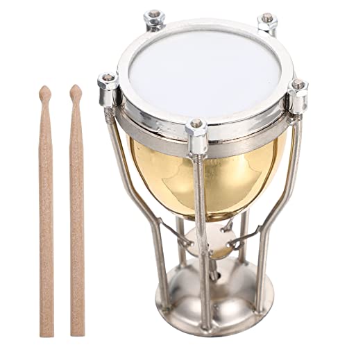 ibasenice Musikinstrumenten-Set Für Kleinkinder Miniatur-trommeln Handgefertigte Musikinstrumente Dekoratives Hauszubehör Kinderspielzeug von ibasenice