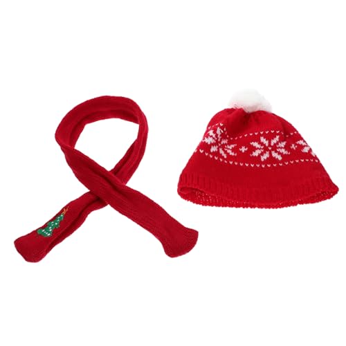 ibasenice 1 Set Mini Strickmütze Mini Mütze Weihnachtsmannmütze Und Bart Schneemann Miniaturmütze Weihnachtsmütze Schlapphut Weihnachtsmannmütze Bären Dekoration Hüte Und Bart Für von ibasenice
