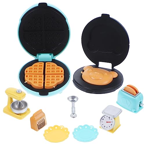 ibasenice 1 Set Miniatur Küchenwerkzeug Für Puppenhaus Realistischer Toaster Und Mixer Zubehör Für Rollenspiele Mini Küchen Für Einfach Zu Montieren von ibasenice