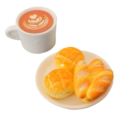 ibasenice 5-teiliges Miniatur-Brot-kaffeetassen-Set Realistisches Harz- Für Puppenhaus-landschaftsküchen- Rollenspiel ibasenice 5-teiliges Miniatur-Brot-kaffeetassen-Set Realistisches Harz- Für Puppenhaus-landschaftsküchen- Rollenspiel von ibasenice