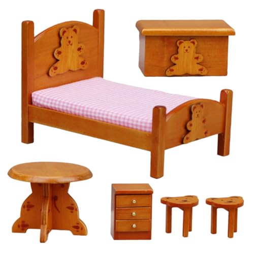 ibasenice 1satz Miniatur Schlafzimmer Möbel Set Für Rollenspiele Dekorative Szenen Maßstab Langlebiges Material Für Häuser ibasenice 1satz Miniatur Schlafzimmer Möbel Set Für Rollenspiele Dekorative Szenen Maßstab Langlebiges Material Für Häuser von ibasenice