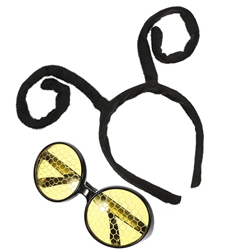 ibasenice 1 Set Osterparty Zubehör Leuchtende Partygeschenke Bienen Dekorationen Ameisen Haarreifen Stirnband Tutu Runde Leuchtstäbe Party Dekorationen Polarisierte von ibasenice