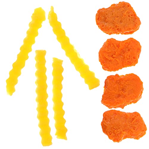 ibasenice Gefälschte Pommes Frites Modelle 8pcs PVC Lebensmittel Für Display Spielzeug von ibasenice