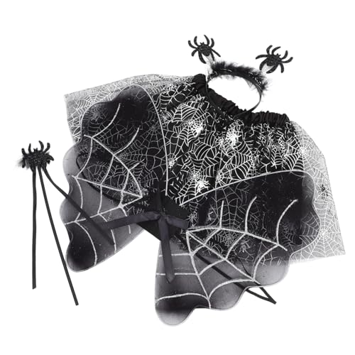 ibasenice 1 Set Performance Set Plüsch Halloween Kostüm Tier Fuchs Aufblasbare Spinnennetz Figur Schlange Streich Superheld Dinosaurier ' Rock Party Rock Abs Schwarz von ibasenice