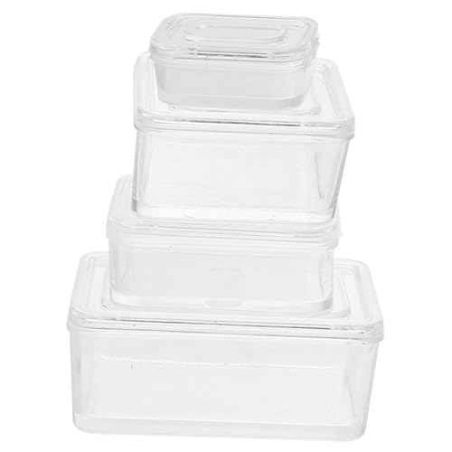 ibasenice 1satz Miniatur Bento Boxen Für Küchenzubehör Dekorative Mini Lebensmittel Für Kreative Bastelprojekte von ibasenice