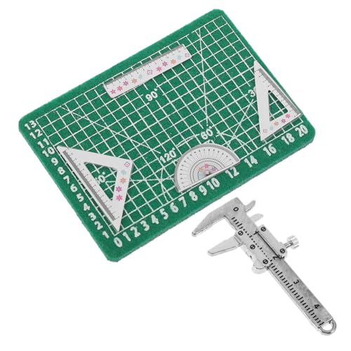 ibasenice Miniatur-lineal-kit 4er-Set Linealmatte Für Simulationsspielzeug Für Mini-hausdekorationen von ibasenice