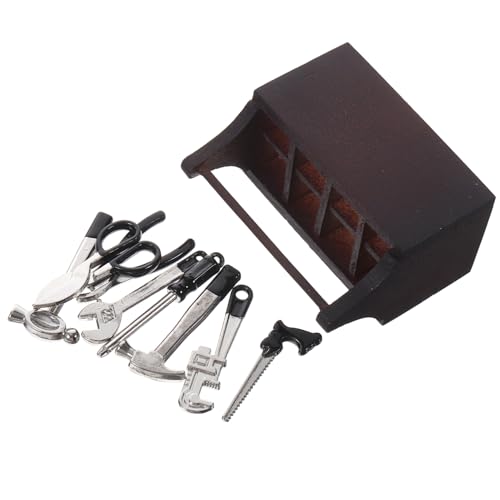 ibasenice 1 Set Puppenhauszubehör Zubehör Im Maßstab 1/12 Puppenhausminiaturen Puppenhauswerkzeuge Dekorationswerkzeuge Mini Werkzeugornamente Puppenhausornament Mini Zeug von ibasenice
