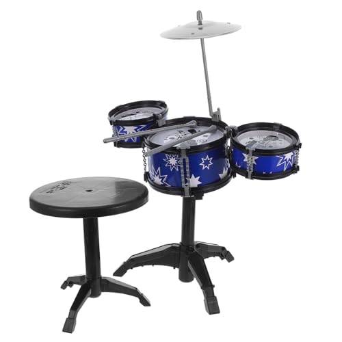 ibasenice Kinder-Schlagzeug-Set Kleinkinder Pädagogisches Musikinstrumenten-Set Trommelspielzeug Für Jungen Und Mädchen 0 6 Kg Sicheres Spielset von ibasenice