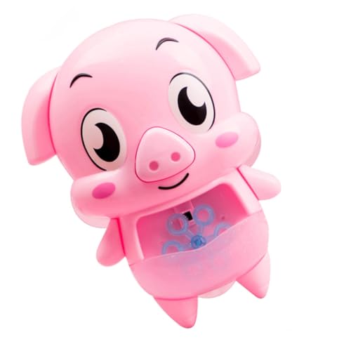 ibasenice 1 Set Schweinchen Duschspielzeug Spielzeuge Für Babys Schweinchen Seifenblasenmacher Seifenblasenmaschine Für Seifenblasengebläse Duschspielzeug Seifenblasenmaschine Für von ibasenice