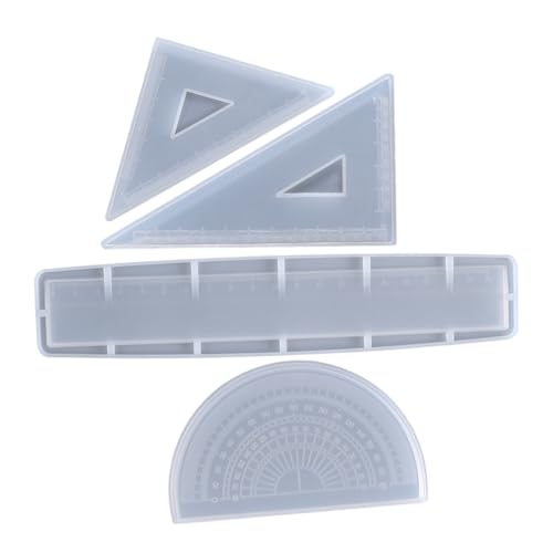 ibasenice 1 Set Silikon Linealform Für DIY Handwerk Silikon Linealherstellungsform Gerades Lineal Dreieckslineal Winkelmesser Silikonform ibasenice 1 Set Silikon Linealform Für DIY Handwerk Silikon Linealherstellungsform Gerades Lineal Dreieckslineal Winkelmesser Silikonform von ibasenice