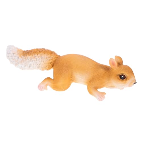 ibasenice 1 Set Simulation Eichhörnchen Anhänger Tier Lebensechte Simulation Eichhörnchen Modell Realistische Eichhörnchen Modelle Simulation Eichhörnchen Figur Eichhörnchen Figur Modell von ibasenice