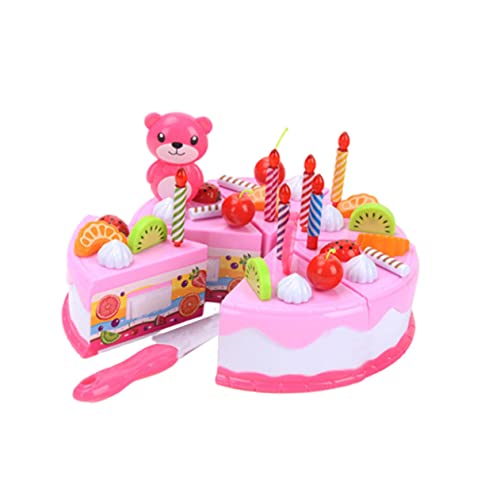 ibasenice 1 Set Simulation Kuchen Mädchen Lebensmittel Schneiden Pädagogisches Mädchen Kuchen Kuchen Schneiden Frühe Pädagogische Rolle Kuchen Rosa Kunststoff ibasenice 1 Set Simulation Kuchen Mädchen Lebensmittel Schneiden Pädagogisches Mädchen Kuchen Kuchen Schneiden Frühe Pädagogische Rolle Kuchen Rosa Kunststoff von ibasenice