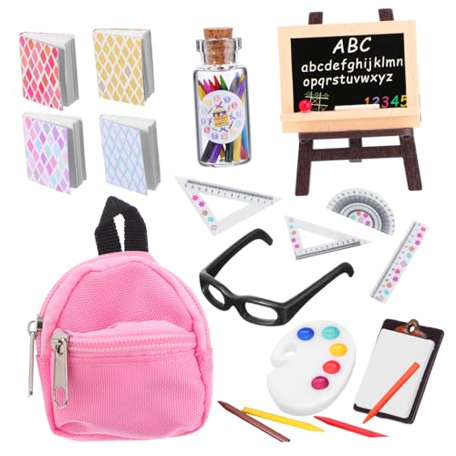 ibasenice 1 Set Simulation Lernen Buntstifte Mini Rucksack Schlüsselanhänger Bleistiftspitzer Büchertasche Federmäppchen Werkzeuge Miniatur Bücher Klemmbrett Miniaturen Radiergummis Für Kit ibasenice 1 Set Simulation Lernen Buntstifte Mini Rucksack Schlüsselanhänger Bleistiftspitzer Büchertasche Federmäppchen Werkzeuge Miniatur Bücher Klemmbrett Miniaturen Radiergummis Für Kit von ibasenice