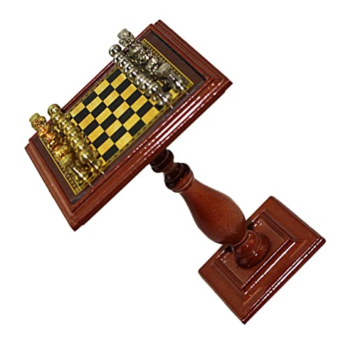 ibasenice 1 Set Simuliertes Schach Mini Schachbrett Ornament Internationales Schachbrett Modell Wohnaccessoires Puppenhausmöbel Spielstand Mini Hausdekor Mini Raumbedarf ibasenice 1 Set Simuliertes Schach Mini Schachbrett Ornament Internationales Schachbrett Modell Wohnaccessoires Puppenhausmöbel Spielstand Mini Hausdekor Mini Raumbedarf von ibasenice