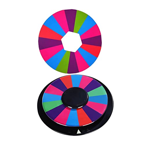 ibasenice 1 Set Spiel Drehteller Googly Wurfspiel Geburtstagsparty Spiele Karten Roulette Räder Im Freien Mehrzweckwagen Drehstange Preise Löschrad Preisrad Brettspiel von ibasenice