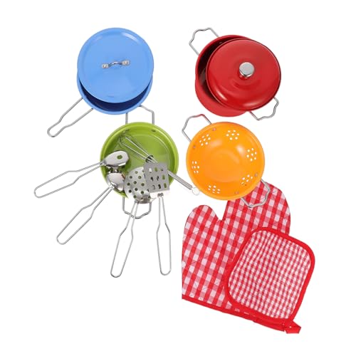 ibasenice 1 Set Simulations-kochgeschirr-Set Spielzeug Kinderküche Spielzeug Mini- Spielzeug 13-teiliges Set Und Sicher Für Jungen Und Mädchen von ibasenice