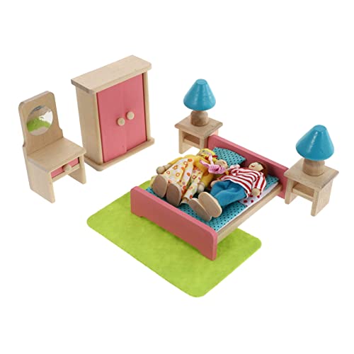 ibasenice Interaktives Mini-küchenspielzeug Aus Holz – Simulationsspielzeug Für Das Schlafzimmer – Kinderspielzeug Für Mädchen von ibasenice