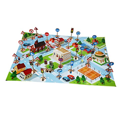 ibasenice Baby Spielzeug 1 Set Von Straße Zeichen Spielzeug Kinder Pädagogisches Spielzeug Straße Zeichen Spielzeug Für Kinder von ibasenice
