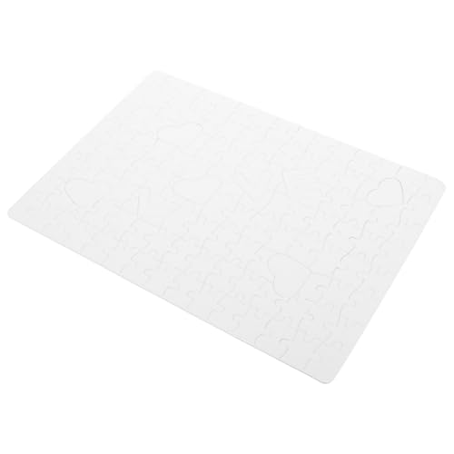 ibasenice 1 Set Wärmeübertragungspuzzle Wärmeübertragungspapier Bedruckbares Wärmeübertragungsvinyl Dunkles Transferpapier Leeres Puzzle Sublimationsuhr Rohlinge Unschmelzbares von ibasenice