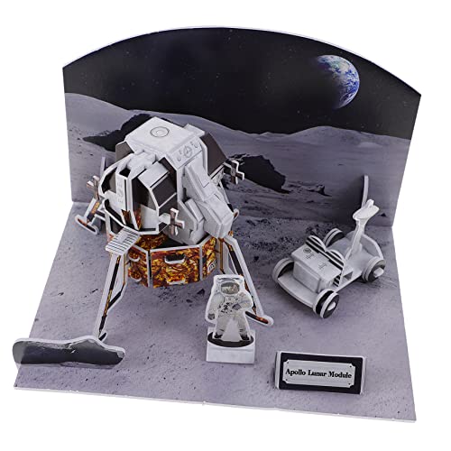 ibasenice 1 Set Weltraum 3D Spiele Für Weltraum Puzzle Mädchenspielzeug Bastelsets Für Kleinkind Puzzles Kinderpuzzles Kinderpuzzles Sonnensystem Modell Für DIY 3D Puzzle von ibasenice