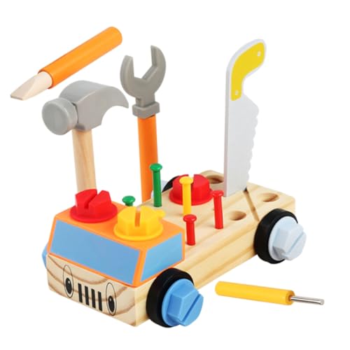 ibasenice Spielzeugwerkzeuge Für Kinder Lernspielzeugset Für Kinder Holzwerkzeugauto-Spielzeug Mit Schraubendreherbrett ibasenice Spielzeugwerkzeuge Für Kinder Lernspielzeugset Für Kinder Holzwerkzeugauto-Spielzeug Mit Schraubendreherbrett von ibasenice