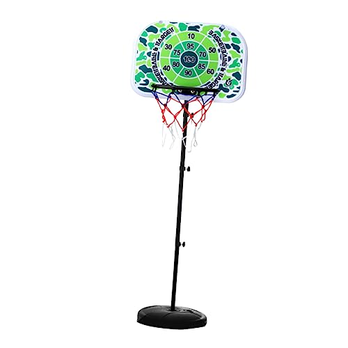 ibasenice 1 Stück Anhebbarer Basketballkorb Kinderspiele Jugendbasketball Basketballkorb drinnen Basketball Basketballspielzeug Outdoor Eisen Camouflage von ibasenice
