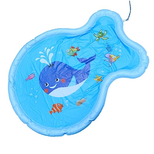 ibasenice 1 Stück Aufblasbares Wassersprühkissen Unterlage Schwimmbad sprühen Outdoor draußen matten Rasen Mattensprinkler Rasensprengermatte Blue ibasenice 1 Stück Aufblasbares Wassersprühkissen Unterlage Schwimmbad sprühen Outdoor draußen matten Rasen Mattensprinkler Rasensprengermatte Blue von ibasenice
