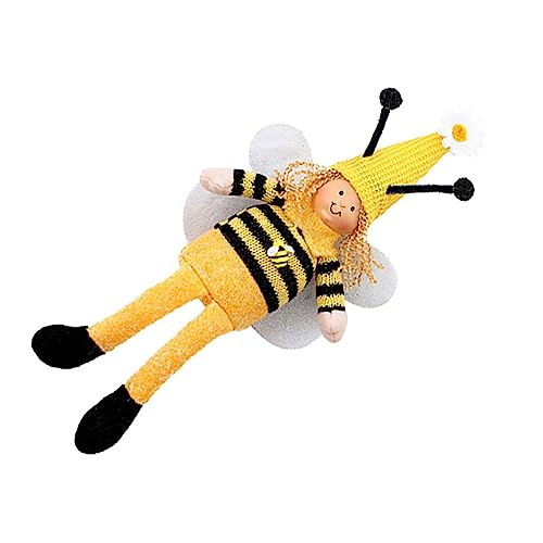 ibasenice 1 Stück Festivalpuppe in Bienenform Dekoratives Stofftier Gestrickte Bienenpuppe Für Jungen Und Mädchen Dekoration Für Und Garten Lustiges Ornament von ibasenice