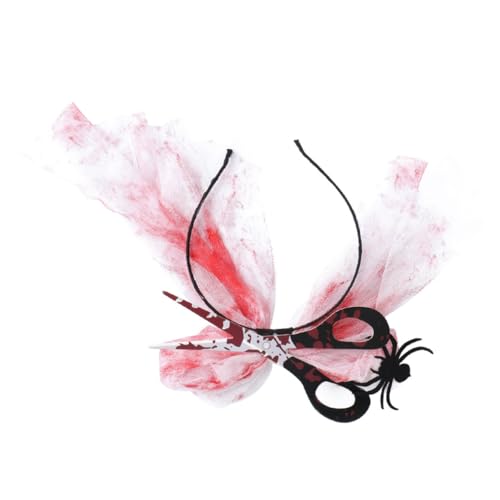 ibasenice 1 Stück Halloween-Stirnband Horror-Stirnband Für Halloween Horror-kopfstütze Halloween-Party-Requisite Cosplay-Kopfschmuck Haarband Aus Blutgaze Haarband Für Halloween Vlies von ibasenice