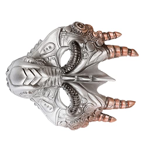 ibasenice 1 Stück Halloween-drachenmaske Maskerade Beängstigend Kostüm Party X Drachenmaske Für Halloween Halloween-maske Silver von ibasenice