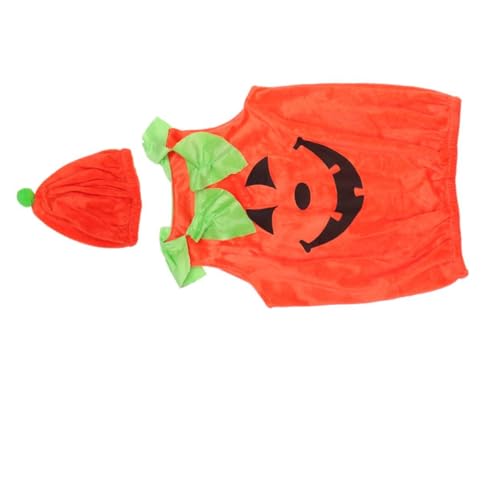 ibasenice 1 Stück Halloweenkostüm Halloween-outfits Für Kleinkinder Halloween -kostüm -requisiten Kinderkleidung Halloween-requisiten Halloween-kleidung Orange Polyester (polyester) von ibasenice