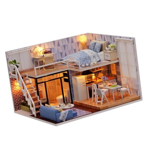 ibasenice 1 Stück Kabinenmodell winzig bastelset basteln für zabawki stymulujące rozwój Crafts for Wohnung selber Bauen Mini-Wohnung von ibasenice