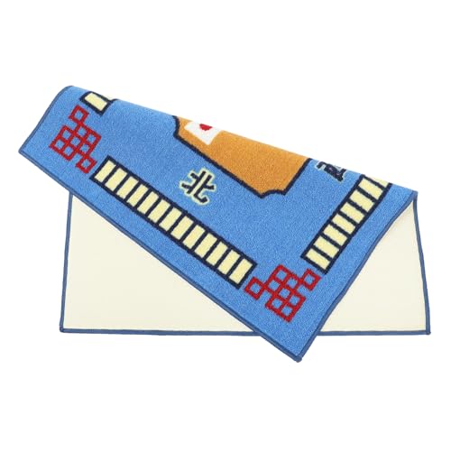 ibasenice 1 Stück Mahjong-tischdecke Tischabdeckung Für Pokerspiele Schreibtischunterlage Für Schreibtisch Fliesenspiele Tischset Tisch Pokertischmatte Mahjong-tischplatte Spiel Blue Gummi von ibasenice