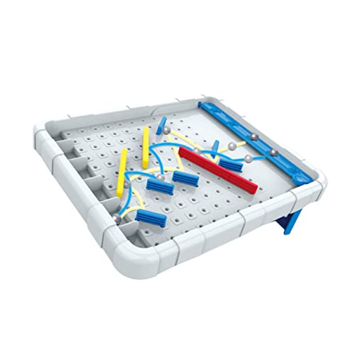 ibasenice 1 Stück Marmorlinienlabyrinth Labyrinth Brettspiel Gedankentrainingsspielzeug Denktrainingsspielzeug Labyrinth Spiel Labyrinth-spielspielzeug Plastik Light Grey von ibasenice