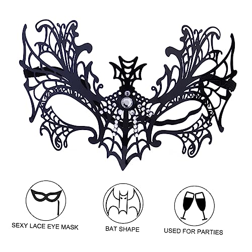 ibasenice 1 Stück Metalldiamant Einzigartige Halloween Requisiten Halloween Kostüme Cosplay Halloween Für Erwachsene Kostüm Requisiten Maskerade Spitze Lustige Fledermaus von ibasenice