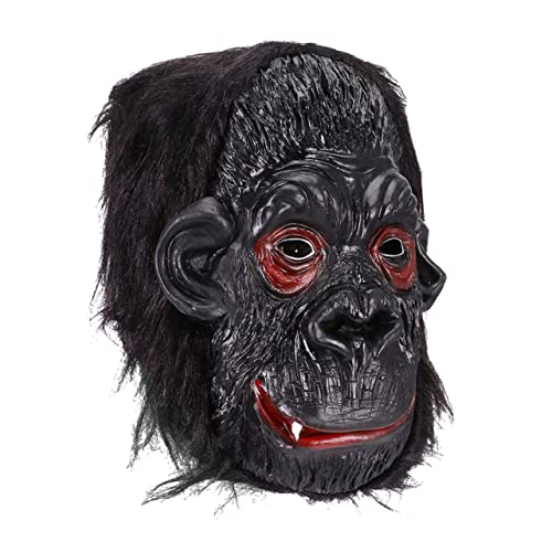 ibasenice 1 Stück Orang-utan- Horror-geistermaske Für Party Gorilla- Für Halloween Horror- Gruselige Halloween- Dekorative Halloween- Black ibasenice 1 Stück Orang-utan- Horror-geistermaske Für Party Gorilla- Für Halloween Horror- Gruselige Halloween- Dekorative Halloween- Black von ibasenice