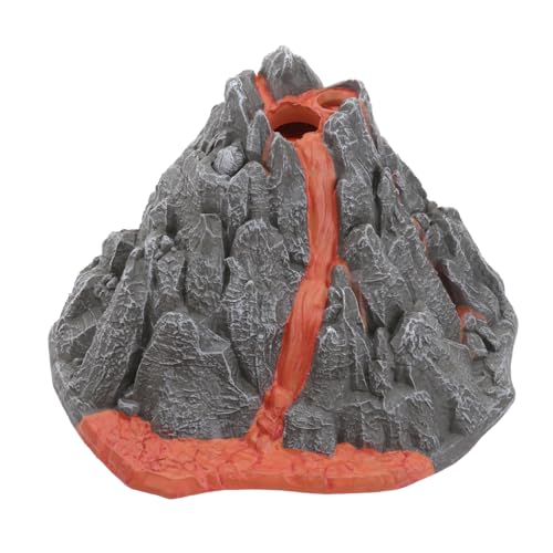 ibasenice Vulkan Für Jungen Und Mädchen PVC Simulierter Vulkan Ornament Desktop- von ibasenice