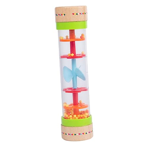 ibasenice 1 Stück Regen Rohr Aus Holz Mini-regenmacher- Musikspielzeug Für Musikspielzeug Für Babys Rhythmus Shaker Für Musikinstrumente Hölzern Colorful von ibasenice