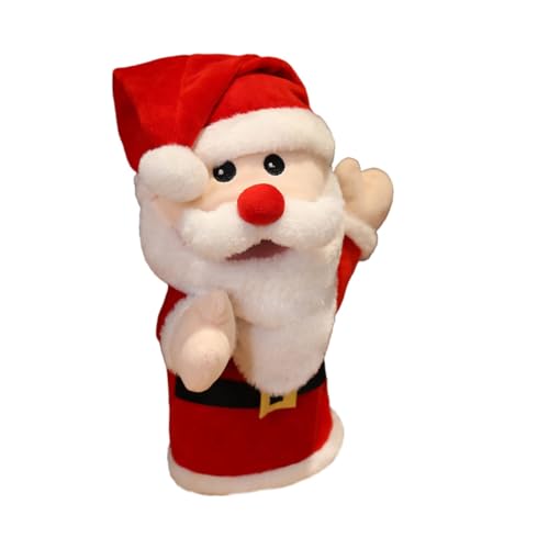 ibasenice 1 Stück Weihnachtsmann Handpuppe Groß Für Kleinkinder Weihnachts Stofftier Stofftiere Weihnachtspuppen Dekorationen Weihnachts Fingerpuppen Weihnachts Handpuppe Pp von ibasenice