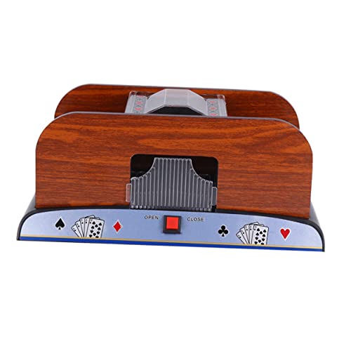 ibasenice Automatisches Poker-Tool 2-Deck-kartenspiel Batterieknopf Für Poker- Und Bridge-Spiele von ibasenice