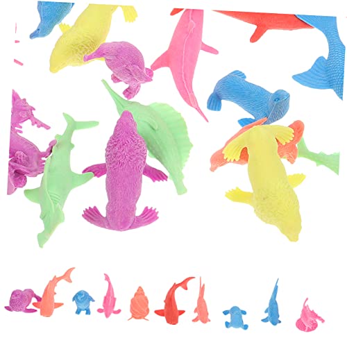 ibasenice 1 Wassertiere Kinderspielzeug Spielzeug für Kinder wasserwachsendes Meerestier erweiterbare Meerestiere Spielzeuge Geschenke Spielzeug in Meerestierform Partyzubehör Puzzle Eier von ibasenice