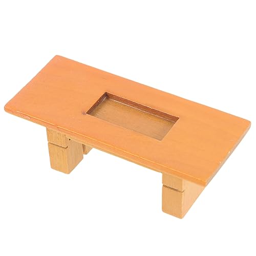 ibasenice Realistisches Mini-teetischmodell Aus Holz Für Puppenhaus- Unvollendete Handwerkskunst ibasenice Realistisches Mini-teetischmodell Aus Holz Für Puppenhaus- Unvollendete Handwerkskunst von ibasenice