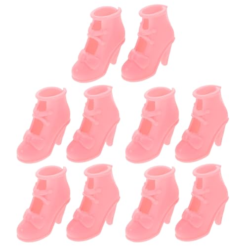 ibasenice 10 Paare Puppenschuhe High Heels-verzierung Kinderspielzeug Mini-high-Heel Puppe High Heel Stütze Schuhe Für Puppe Miniatur -high Heel -schuhfiguren Stiefel Für Puppe Rosa Plastik ibasenice 10 Paare Puppenschuhe High Heels-verzierung Kinderspielzeug Mini-high-Heel Puppe High Heel Stütze Schuhe Für Puppe Miniatur -high Heel -schuhfiguren Stiefel Für Puppe Rosa Plastik von ibasenice