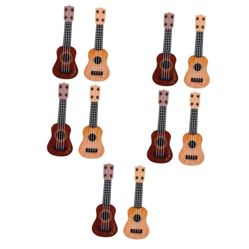 ibasenice 10 STK Mini-Ukulele Kinderspielzeug Kleinkind Gitarre Akustikgitarre für Kinder Musikinstrumente Spielzeug für Mädchen Ukulele-Spielzeug für die frühe Bildung Kinder Gitarre Modell von ibasenice