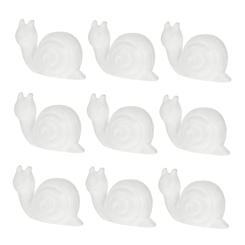 ibasenice 10 STK Schaumweiße Embryoschnecke bastelzeug für hühner Tierhandwerk Schneckenmodell Schneckendekor Schaumstoffornamente dekoratives Schaummodell DIY-Modelle ibasenice 10 STK Schaumweiße Embryoschnecke bastelzeug für hühner Tierhandwerk Schneckenmodell Schneckendekor Schaumstoffornamente dekoratives Schaummodell DIY-Modelle von ibasenice