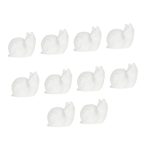 ibasenice 10 STK. Schaumweiße Embryoschnecke Bastelschaumblock Modell Aus Weißem Schaumstoff Bastelmodell Aus Schaumstoff Tierformen Dekoratives Schaummodell Schnecke Miniatur Schaummodelle ibasenice 10 STK. Schaumweiße Embryoschnecke Bastelschaumblock Modell Aus Weißem Schaumstoff Bastelmodell Aus Schaumstoff Tierformen Dekoratives Schaummodell Schnecke Miniatur Schaummodelle von ibasenice