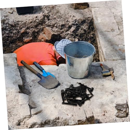 ibasenice 10 Sätze Teiliges Dinosaurier Ausgrabungsset für Kunststoff Ausgrabungswerkzeuge mit Hammer Meißel und Pinsel Vielseitiges Archäologie Lernspaß und Geschicklichkeit von ibasenice