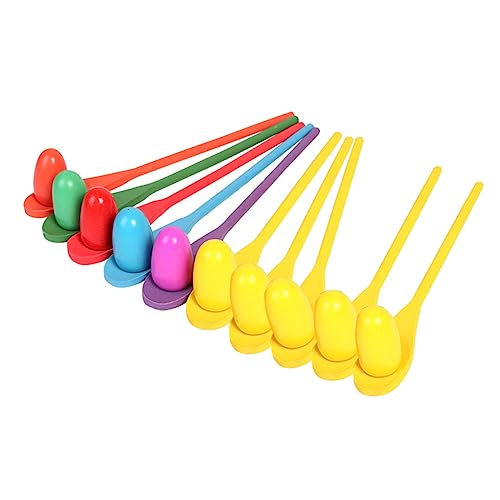 ibasenice 10 Sets Holzlöffel Wurfspielzeug Eier Kinderwerkzeuge Werkzeug Zur Sensorischen Integration Staffellaufspiele Gleichgewichtsspiel Spielwerkzeug Und Löffelspiel Für Draußen ibasenice 10 Sets Holzlöffel Wurfspielzeug Eier Kinderwerkzeuge Werkzeug Zur Sensorischen Integration Staffellaufspiele Gleichgewichtsspiel Spielwerkzeug Und Löffelspiel Für Draußen von ibasenice