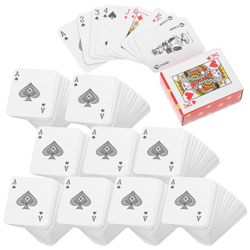 ibasenice 10 Sets Mini-Spielkarten 54 Karten Reisespiel Winzige Pokerkarten Kleine -Spielkarten Pokerdecks Originelles Geschenk Für Jungen Und Mädchen Partygeschenk ibasenice 10 Sets Mini-Spielkarten 54 Karten Reisespiel Winzige Pokerkarten Kleine -Spielkarten Pokerdecks Originelles Geschenk Für Jungen Und Mädchen Partygeschenk von ibasenice
