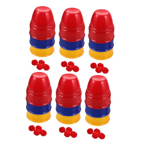 ibasenice 10 Sets Zauberbedarf: Trickbecher Und Strickbälle – Trick-Set Für Kinder, Teenager, Anfänger – Zauberrequisiten Für Die Geburtstagsbühne, Halloween, Karneval ibasenice 10 Sets Zauberbedarf: Trickbecher Und Strickbälle – Trick-Set Für Kinder, Teenager, Anfänger – Zauberrequisiten Für Die Geburtstagsbühne, Halloween, Karneval von ibasenice